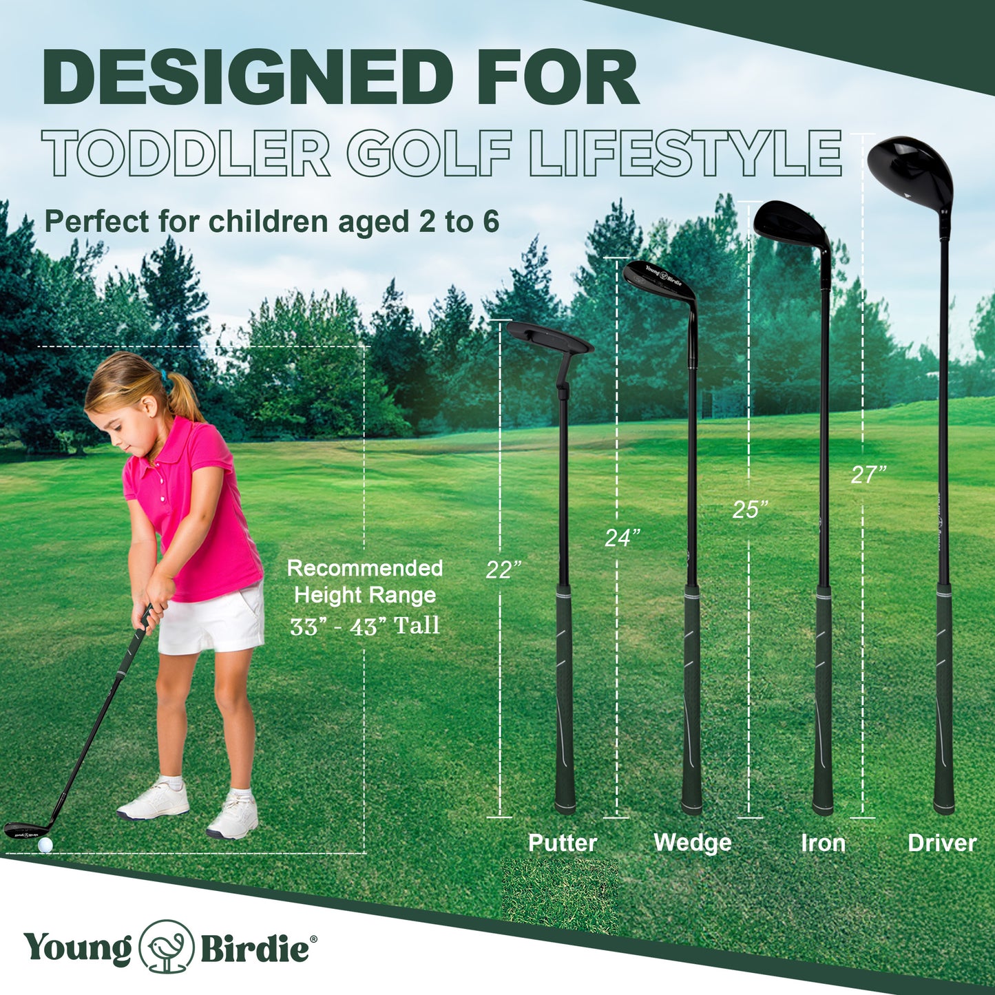 Toddler Golf Club Set